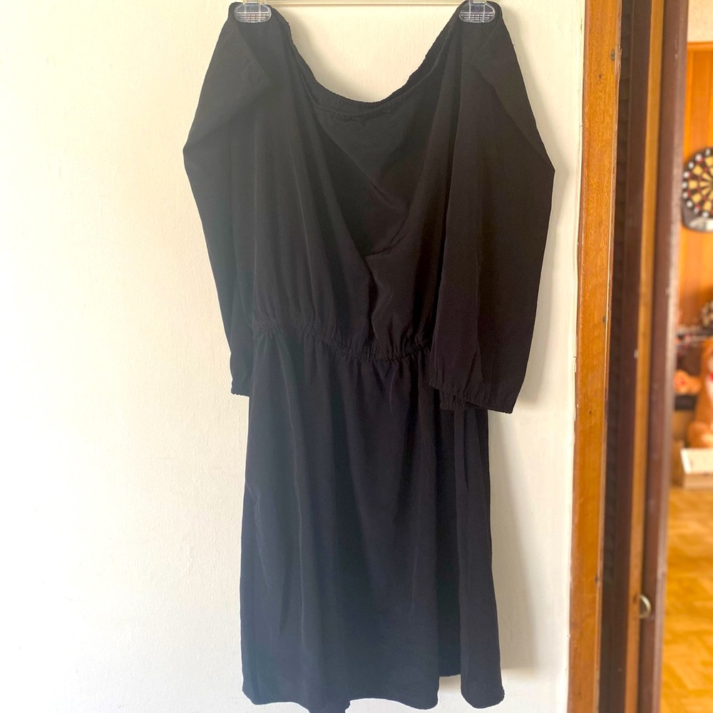 Plus Sizs Off Shoulder Flowy Dress